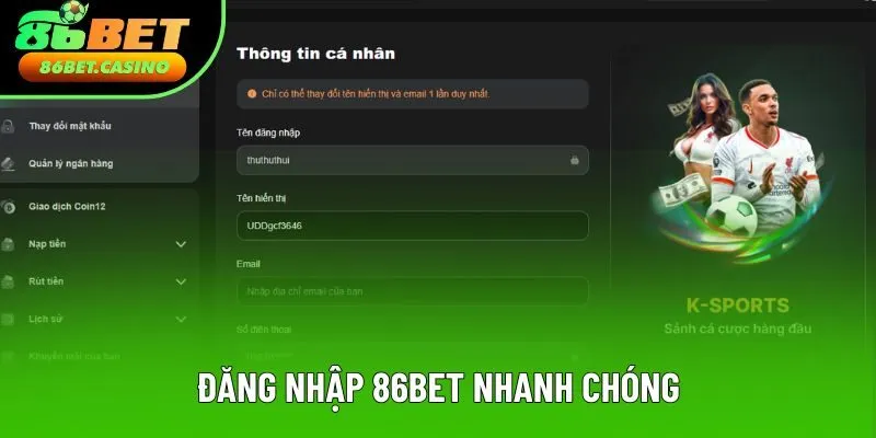 Đăng nhập 86bet rất nhanh chóng Đăng nhập 86bet rất nhanh chóng